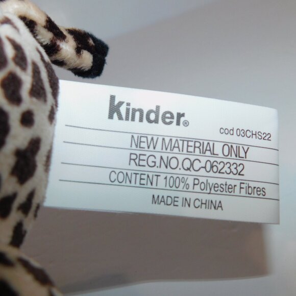 Kinder Surprise 9" Plush Tan Brown Spotted Lynx Leopard Cat Stuffed Toy Bobcat - Picture 5 of 6